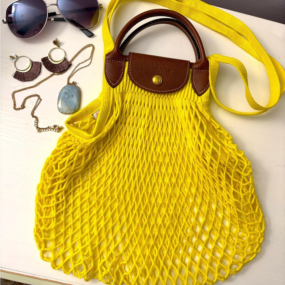 Longchamp Le Pliage Filet Mesh Bag